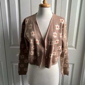 Papaya clothing floral cardigan